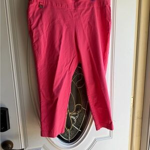 Rafaella Pink Cropped Pants